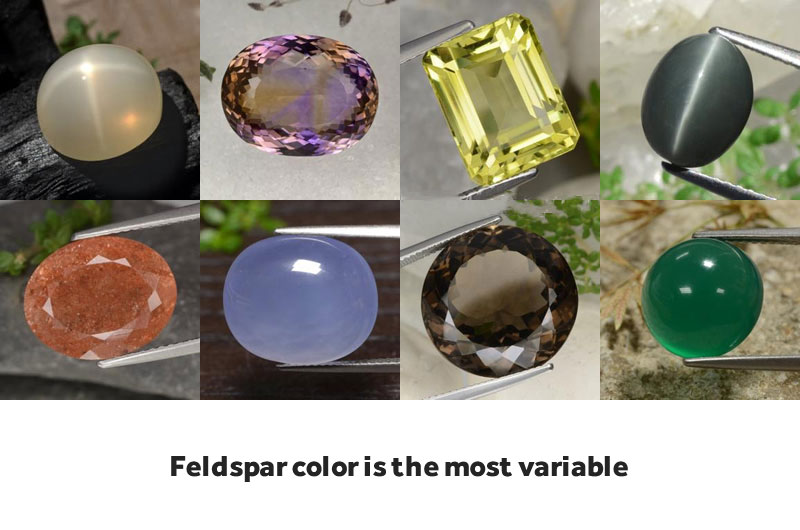 The Role of Color in Feldspar and Its Symbolism in Jewelry