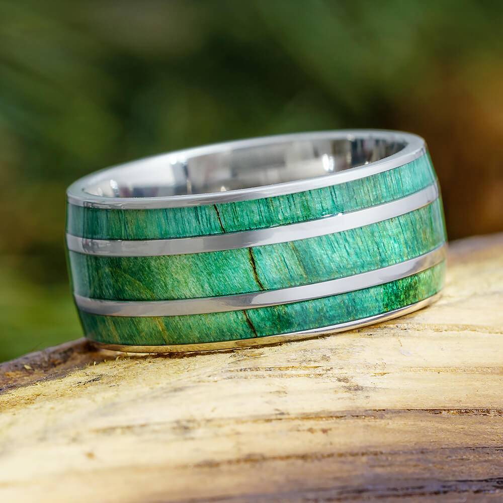 Top 1: Unique Silver Jewelry Wood Green