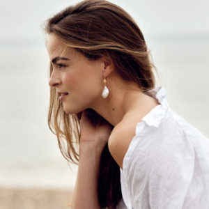 Deborah Blyth pearl earrings
