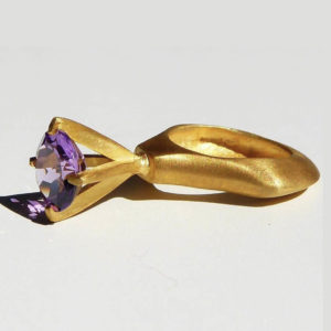 Catherine Marche gold vermeil and amethyst Passionata ring