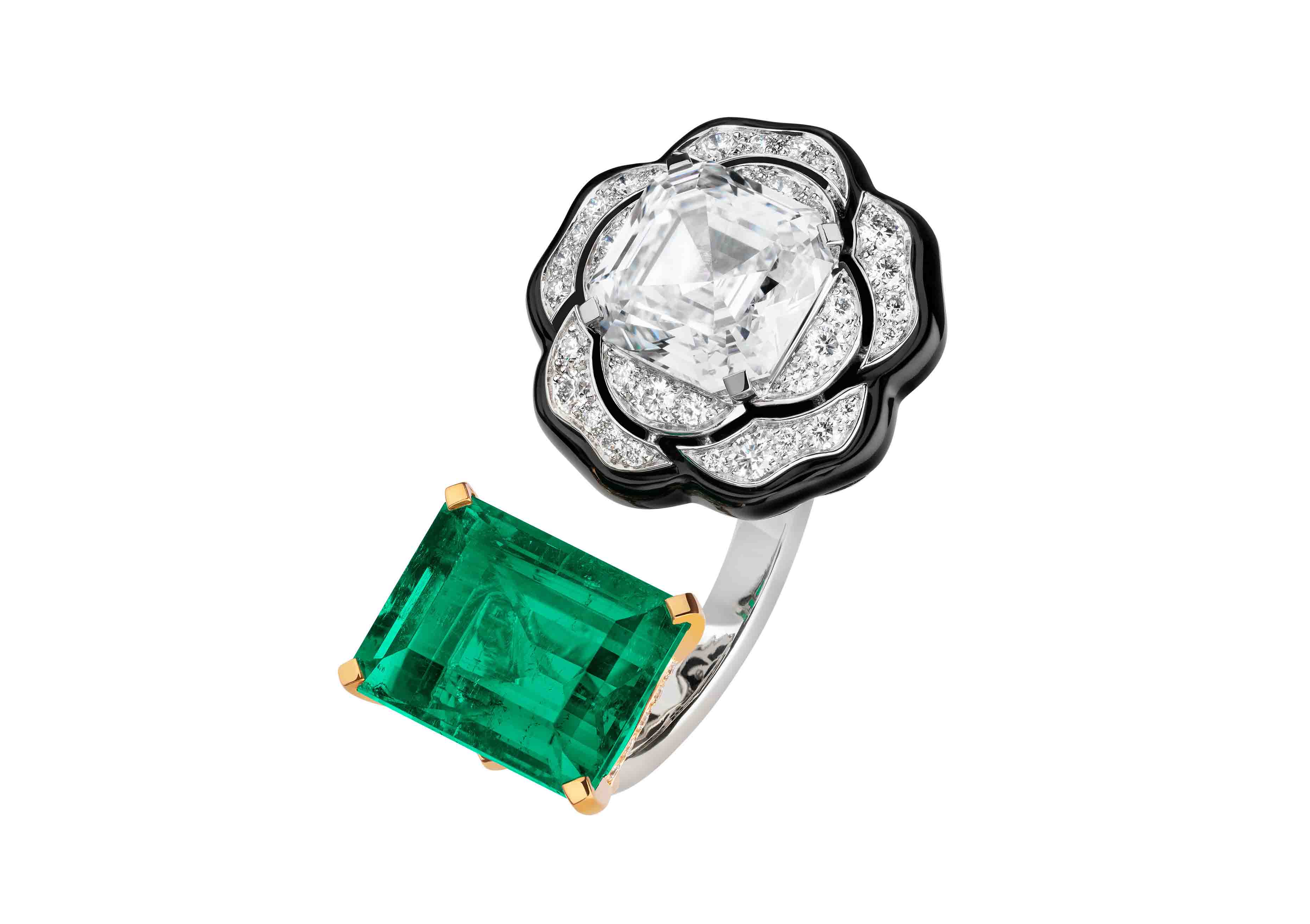 One camellia five allures Chanel takes a sole high jewelry camellia and  turns it every which way