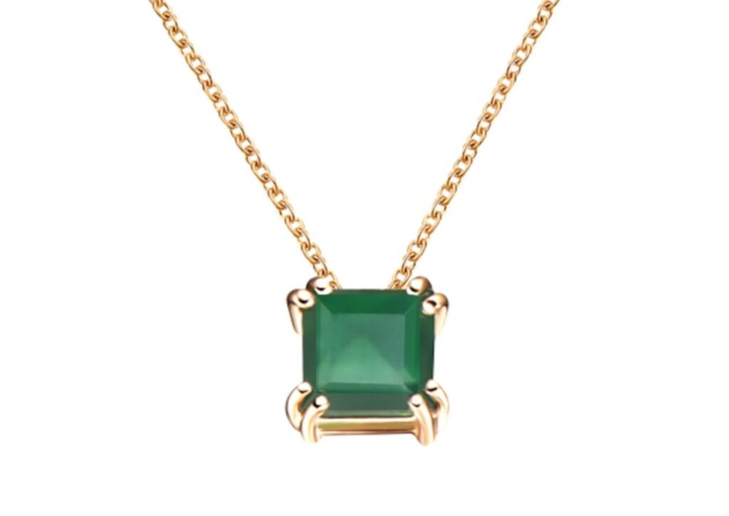 Hestia emerald necklace