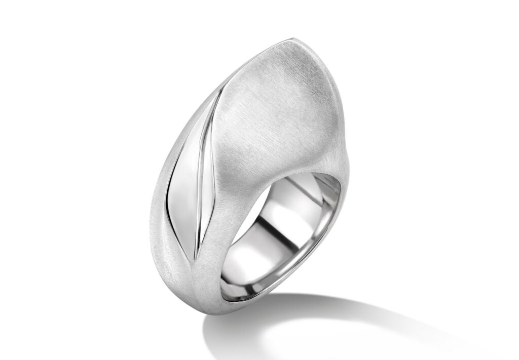 Liv Luttrell limited-edition sculptural silver rings